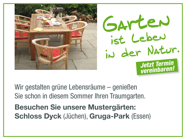 Garten ist Leben in der Natur